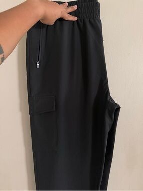 Primark Black Men's Cargo Jogger Pants